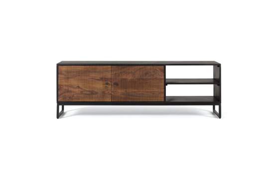 Mueble TV 2 Puertas Acanaladas Estilo Industrial Ariost