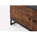 Mueble TV 2 Puertas Acanaladas Estilo Industrial Ariost