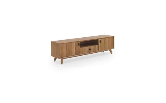 Mueble TV 2 Puertas Cajon Acabado Natural Aridasa Mueble TV 2 Puertas Cajon Acabado Natural Aridasa