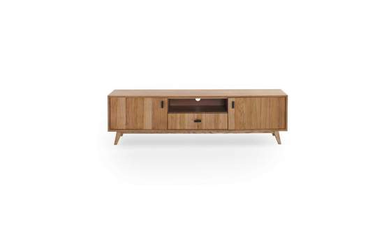 Mueble TV 2 Puertas Cajon Acabado Natural Aridasa Mueble TV 2 Puertas Cajon Acabado Natural Aridasa