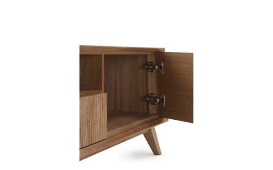 Mueble TV 2 Puertas Cajon Acabado Natural Aridasa Mueble TV 2 Puertas Cajon Acabado Natural Aridasa