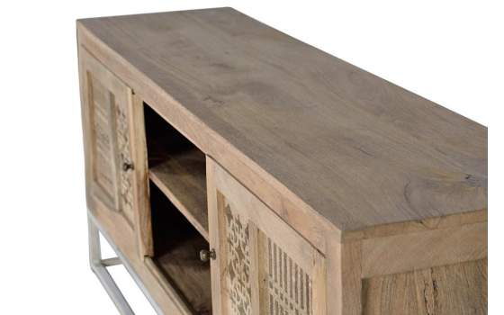 Mueble TV 2 Puertas Correderas Estilo Etnico Oriental Style