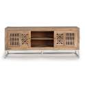 Mueble TV 2 Puertas Correderas Estilo Etnico Oriental Style