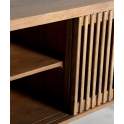Mueble TV 2 Puertas Correderas Madera Mango Serie Trevoux