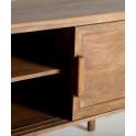 Mueble TV 2 Puertas Correderas Madera Mango Serie Trevoux