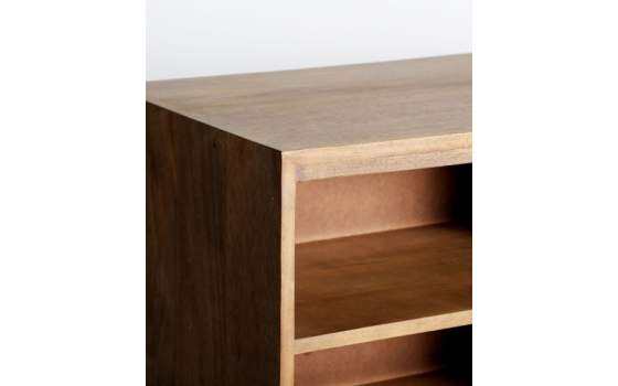 Mueble TV 2 Puertas Correderas Madera Mango Serie Trevoux