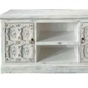 Mueble TV 2 Puertas Estante Blanco Roto Decape Serie Aizarte