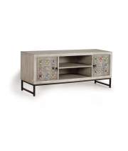 Mueble TV 2 Puertas Estilo Oriental Industrial Serie Aechaga