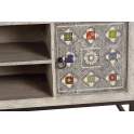 Mueble TV 2 Puertas Estilo Oriental Industrial Serie Aechaga
