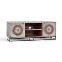 Mueble TV 2 Puertas Madera Decorada Etnica Wood Mandala