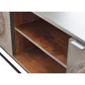 Mueble TV 2 Puertas Madera Decorada Etnica Wood Mandala