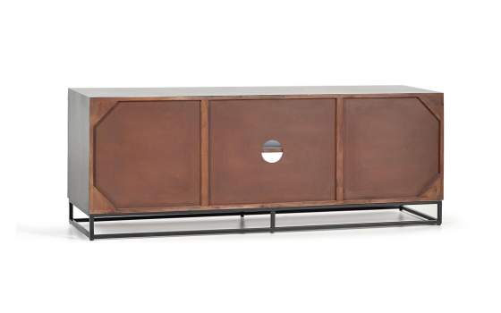 Mueble TV 2 Puertas Madera Decorada Etnica Wood Mandala