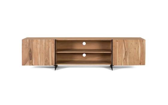 Mueble TV 2 Puertas Madera Maciza Acacia Artenatura