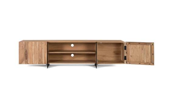 Mueble TV 2 Puertas Madera Maciza Acacia Artenatura