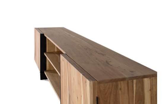 Mueble TV 2 Puertas Madera Maciza Acacia Artenatura
