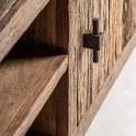 Mueble TV 2 Puertas Madera Maciza Rustica Vieja Carrik