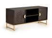 Mueble TV 2 Puertas Talladas Estilo Etnico Serie Aixis