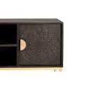 Mueble TV 2 Puertas Talladas Estilo Etnico Serie Aixis