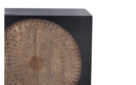 Mueble TV 2 Puertas Talladas Estilo Oriental Serie Aizola