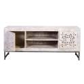 Mueble TV 2 Puertas Talladas Mandala Etnico Serie Mykonos