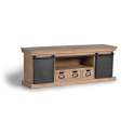 Mueble TV 3 Cajones 2 Puertas Correderas Industrial Darkon