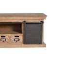 Mueble TV 3 Cajones 2 Puertas Correderas Industrial Darkon