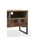 Mueble TV 3 Cajones Industrial Tablas Recicladas Serie Aerts