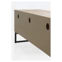 Mueble TV 3 Cajones Industrial Tablas Recicladas Serie Aerts