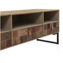 Mueble TV 3 Cajones Industrial Tablas Recicladas Serie Aerts