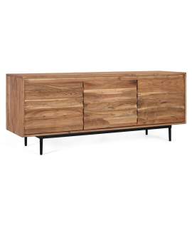 Mueble TV 3 Puertas Acacia Natural - Serie Alicock