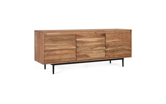 Mueble TV 3 Puertas Acacia Natural - Serie Alicock