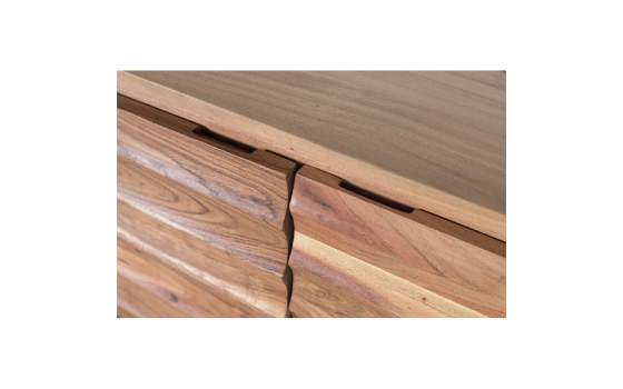 Mueble TV 3 Puertas Acacia Natural - Serie Alicock