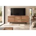 Mueble TV 3 Puertas Acacia Natural - Serie Alicock