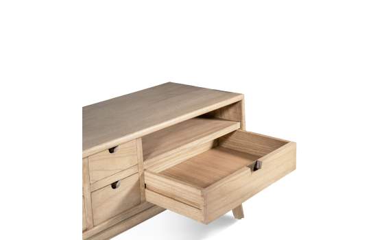 Mueble TV 4 Cajones 2 Huecos Estilo Nordico Serie Scandi