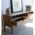 Mueble TV 4 Cajones 2 Huecos Estilo Nordico Serie Scandi