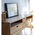 Mueble TV 4 Cajones 2 Huecos Estilo Nordico Serie Scandi