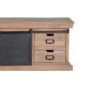 Mueble TV 4 Cajones 2 Puertas Correderas Industrial Darkon
