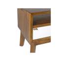 Mueble TV  4 Cajones Bicolor Estilo Colonial Serie Nordik