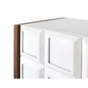 Mueble TV 4 Puertas Bicolor Blanco Madera Viren