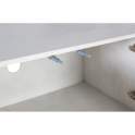 Mueble TV 4 Puertas Bicolor Blanco Madera Viren