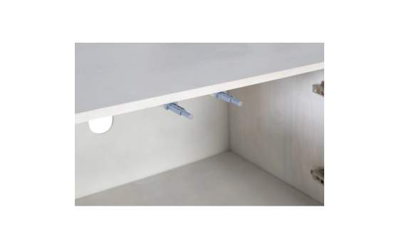 Mueble TV 4 Puertas Bicolor Blanco Madera Viren