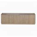 Mueble TV 4 Puertas Madera Fresno Natural Serie Nereide