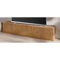 Mueble TV 4 Puertas Madera Fresno Natural Serie Nereide