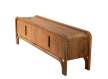 Mueble TV 4 Puertas Mango Natural - Serie Abadin