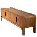 Mueble TV 4 Puertas Mango Natural - Serie Abadin