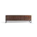 Mueble TV 4 Puertas Patas Metal - Serie Ocaso
