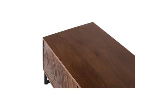 Mueble TV 4 Puertas Patas Metal - Serie Ocaso