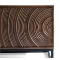 Mueble TV 4 Puertas Patas Metal - Serie Ocaso