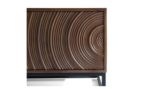 Mueble TV 4 Puertas Patas Metal - Serie Ocaso