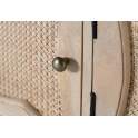 Mueble TV 4 Puertas Rejilla Ratan y Madera Serie Bargues